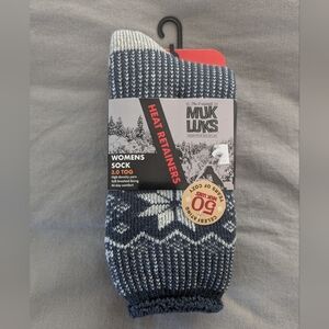 NWT Muk Luks Women's Navy Blue Socks
